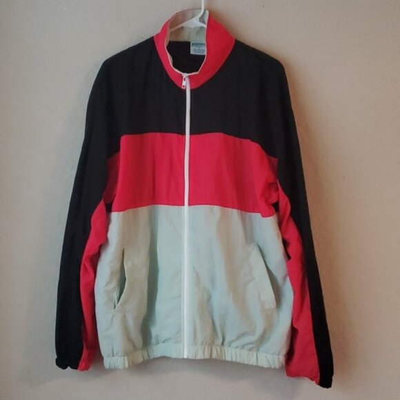 VTG Cheetah Mervyns Nylon Windbreaker Jacket SZ M - Picture 3 of 14